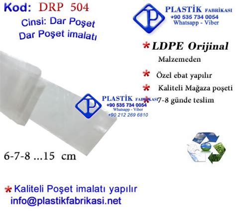 Dar Rulo Poşet Imalatı 6 Cm Plastik Fabrikası Hazır Stoklu Baskılı