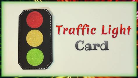 Craftie Kaleidoscope Traffic Light Card