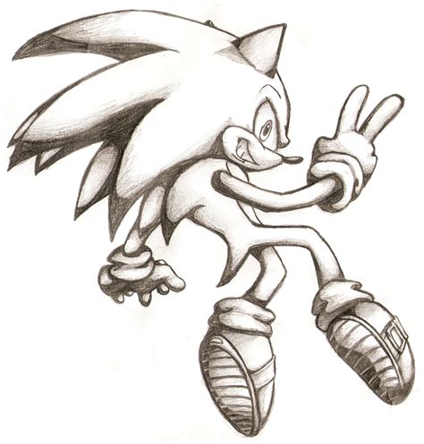 Sonic Drawing Drawings Sketches Art