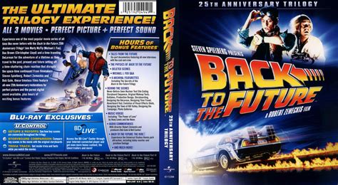 Capa Do Dvd Bluray Back To The Future 25 Anniversary Trilogy Capas De