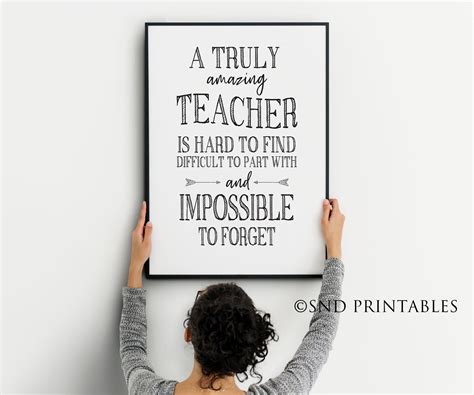 A Truly Amazing Teacher Is Hard To Find Difficult To Part With And
