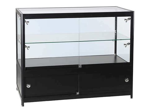 Glass And Storage Display Counter 1200mm Experts In Display Cabinets Cg Cabinets