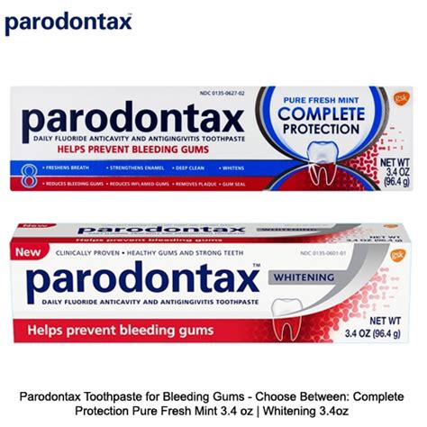 Parodontax Toothpaste For Bleeding Gums And Gingivitis Treatment