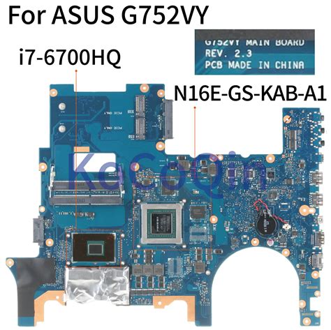 G752vy For Asus Rog G752vl G752vt G752v G752vy I7 6700hq Sr2fq Notebook