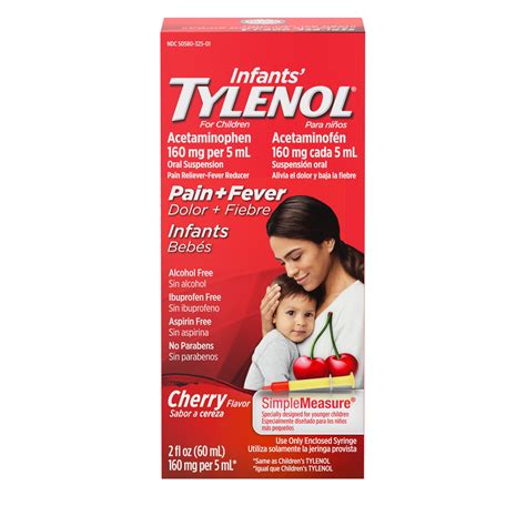 Infants Tylenol Oral Suspension Cherry Shop Pain Relievers At H E B