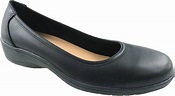 Donna Ladies Extra Wide Fit EE Slip On Flat Soft Comfort Walking Shoes ...