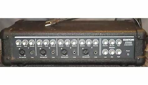 Used Kustom Kpm4080 Powered Mixer | Guitar Center