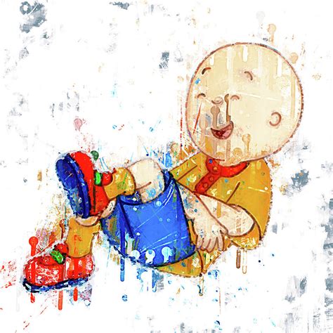 Caillou Laughing Out Loud Digital Art By Lexie Howe