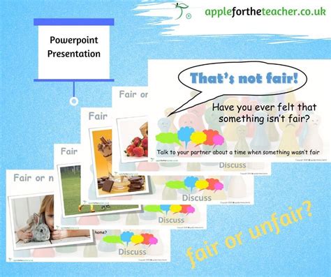 Fair Or Unfair Pshe Powerpoint Presentation Apple For The Teacher Ltd