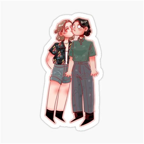 Avatrice Cheek Kiss Sticker For Sale By Notenote Art Redbubble