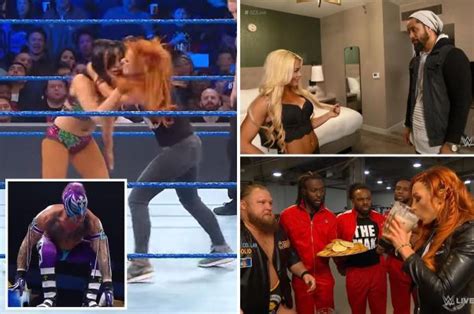 Wwe Star Mandy Rose Tries To Seduce Jimmy Uso In Sexy Lingerie At Hotel