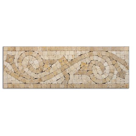 Decorative Travertine Tile Borders Shelly Lighting