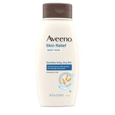 Skin Relief Unscented Body Wash For Sensitive Skin Aveeno