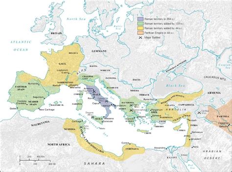 Ancient Rome Ancient History Parthian Empire Infographic Map