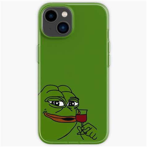 Hq Pepe Drinking Wine Iphone Case For Sale By Gbengraff Redbubble