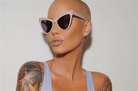 Amber Rose Instagram Star Wows In Skintight Pvc Daily Star
