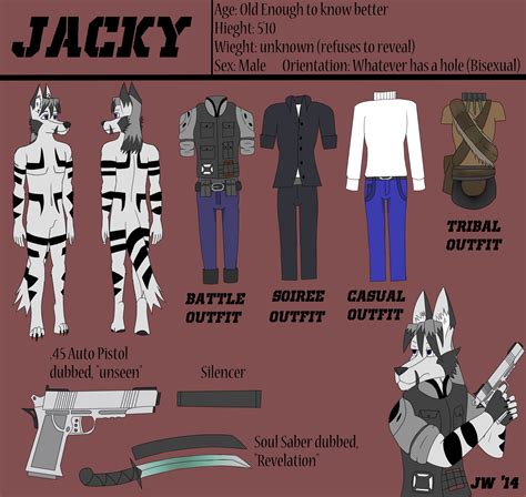 Jacky S Ref Sheet Weasyl