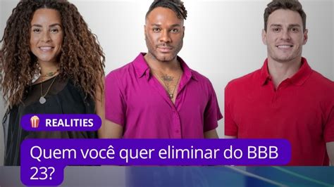 BBB 23 como votar na enquete Gshow do Paredão Relâmpago