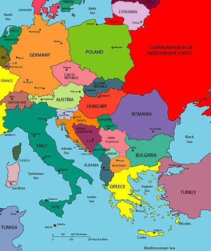 Here's a list of the best eastern european countries to visit, as ranked by world travelers across the planet. Central and Eastern Europe Map | Europe | Pinterest ...