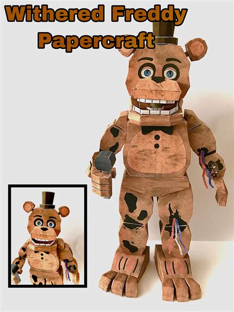 Withered Freddy Papercraft By Christiandaniel06 On Deviantart