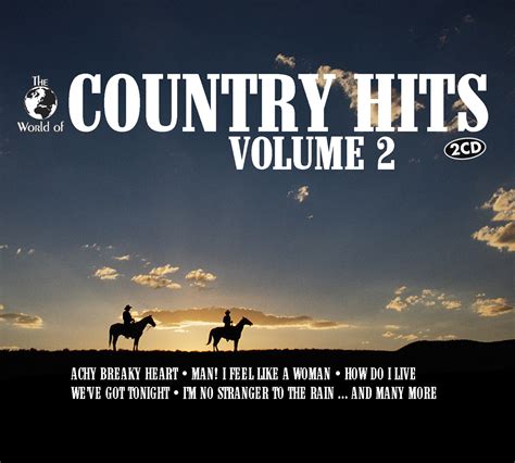 Cd Country Hits Volume 2 From Various Artists 2cds Incl Achy Breaky Heart Ebay