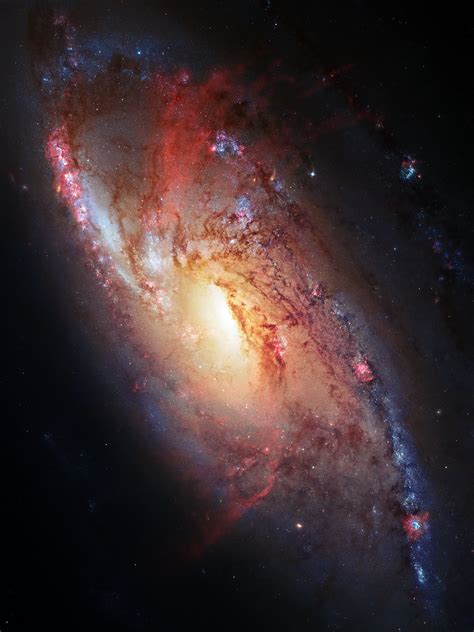 Saucer Kommand — Justspace Spiral Galaxy M106 Js Space Pictures