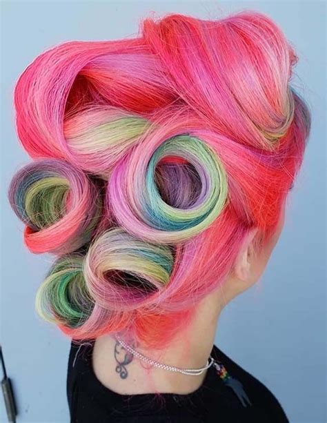 Maybe you would like to learn more about one of these? 35 Gorgeous Swirls Victory Pink Rolls Hair Ideas for 2018 ...