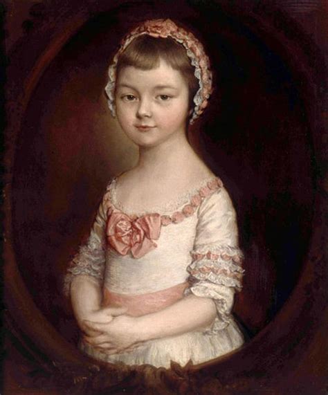 Thomas Gainsborough Portrait Of Lady Georgiana Spencer Painting By