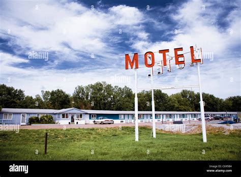 An Old Roadside Motel Stock Photo Alamy