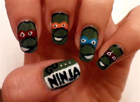 Tmnt Nails Funky Nails Nails Ninja Turtle Nails