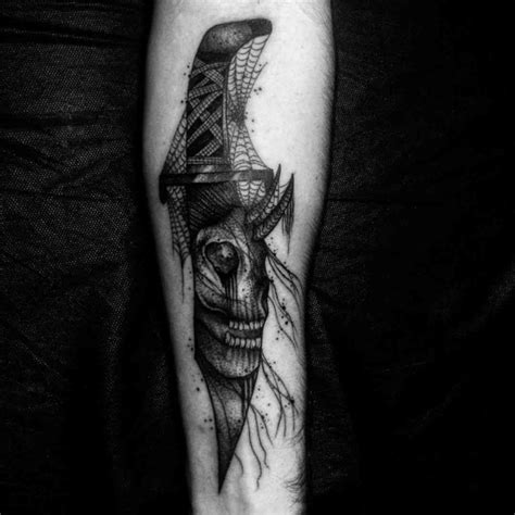 Find the perfect black and white alien stock illustrations from getty images. Evil Knife Tattoo | Best Tattoo Ideas Gallery