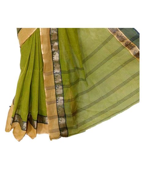 Red Sarees Green And Beige Cotton Saree Buy Red Sarees Green And