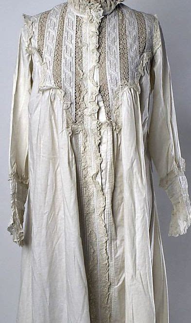 Nightgown 1870s Night Gown Fashion Kimono Top