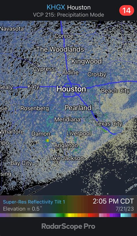 Nws Houston On Twitter Radar Update 345pm July 21 A Few Isolated