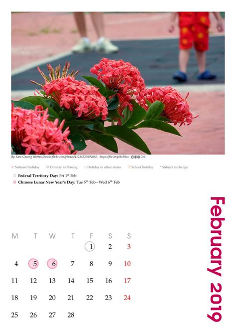 Cuti Cuti Malaysia 2019 Calendar With Malaysian Public And School