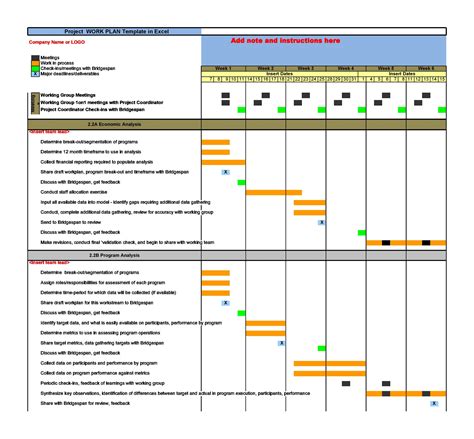 30 Simple Work Plan Templates For Any Project