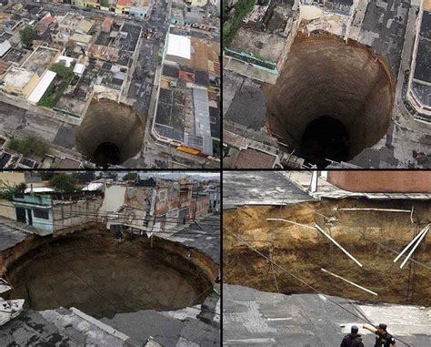 Video Images Of Giant Sinkhole In Guatemala City