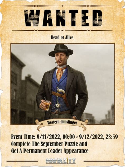Mafia City On Twitter Welcome To The Wild Wild West~ 🍺 Get Ready For