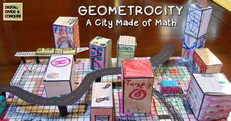 Project Based Learning Geometrocity Build A City Of Math With