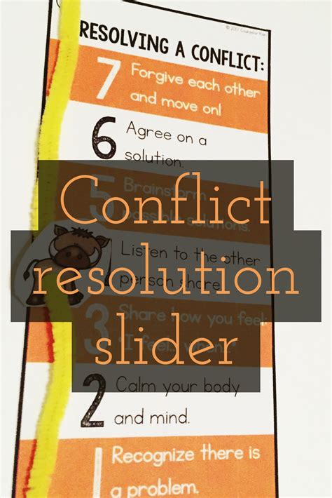 Conflict Resolution Classroom Guidance Lesson For Early