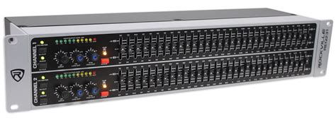 Rockville Req231 Dual 31 Band 13 Octave Graphic Equalizer With Sub