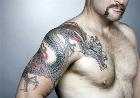 77 Wonderful Dragon Shoulder Tattoos Shoulder Tattoos