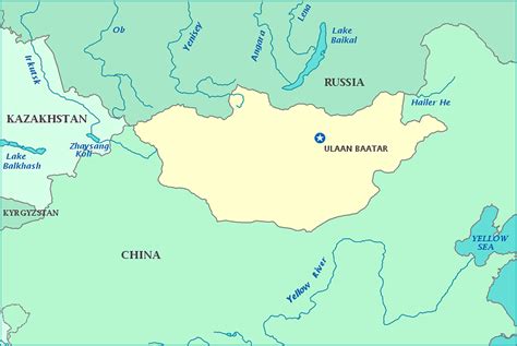Map Of Mongolia