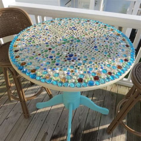 Make your own mosaic planter. Image of: Mosaic Patio Table Top Replacement | Mosaic ...