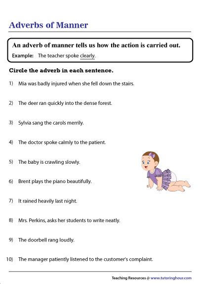 Adverb Of Manner Worksheet For Grade 4 Pdf Vrogue Co