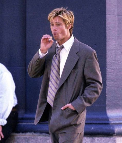Cinesthetic On Twitter Brad Pitt On Set Of Meet Joe Black 1998