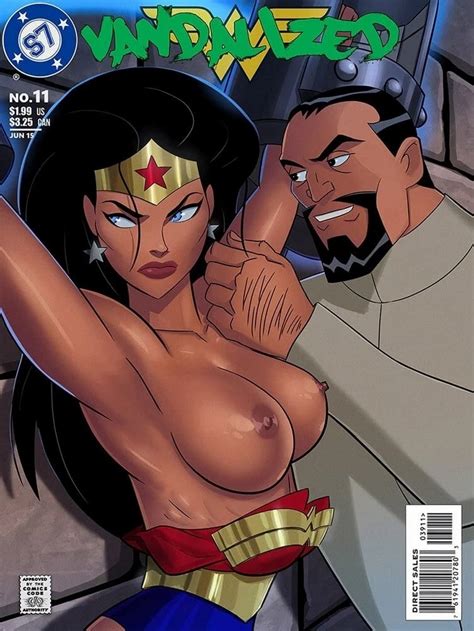 Vandalized XXX Wonder Woman Comics Porno