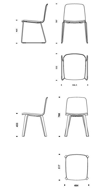 Eames Lounge Chair Cad Block 2d 10 Pictures Modernchairs