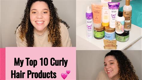 My Top 10 Curly Hair Products Youtube