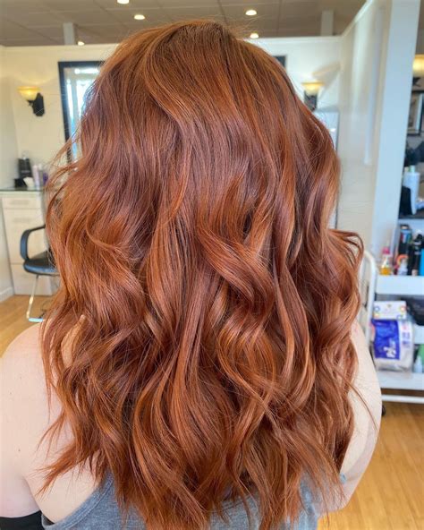 Copper Hair Colour Chart By My Hairdresser In 2021 Copper Hair Color 10 Dark Copper Hair Color